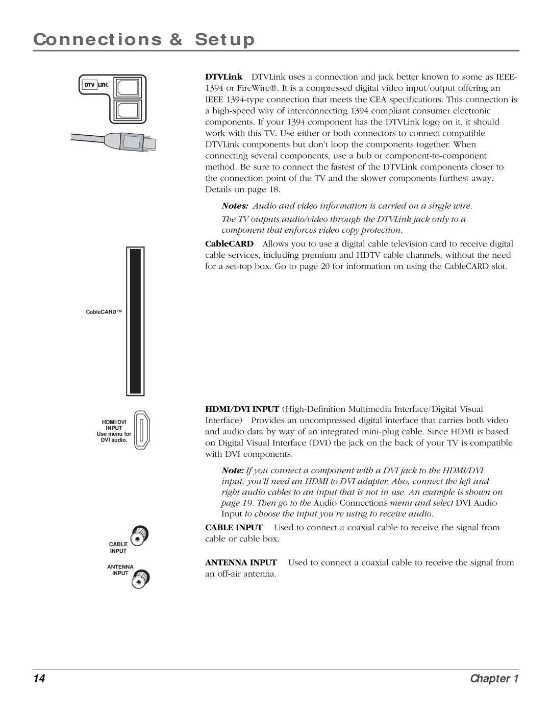 InFocus 61md10, 50md10 manual HDMI/DVI Input 