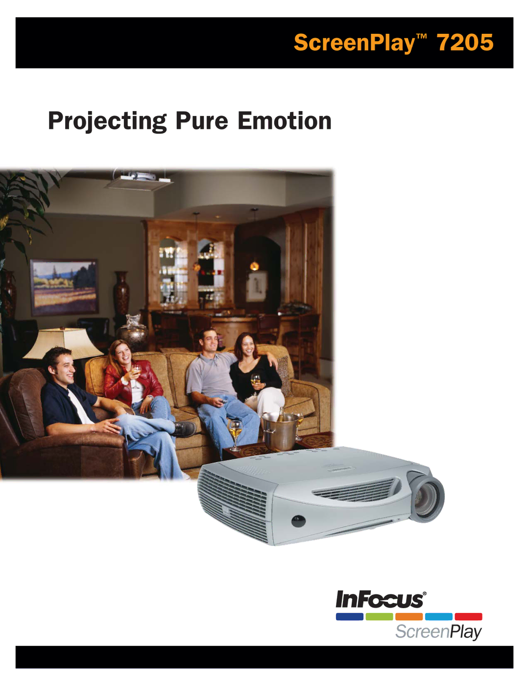 InFocus 7205 manual Projecting Pure Emotion 