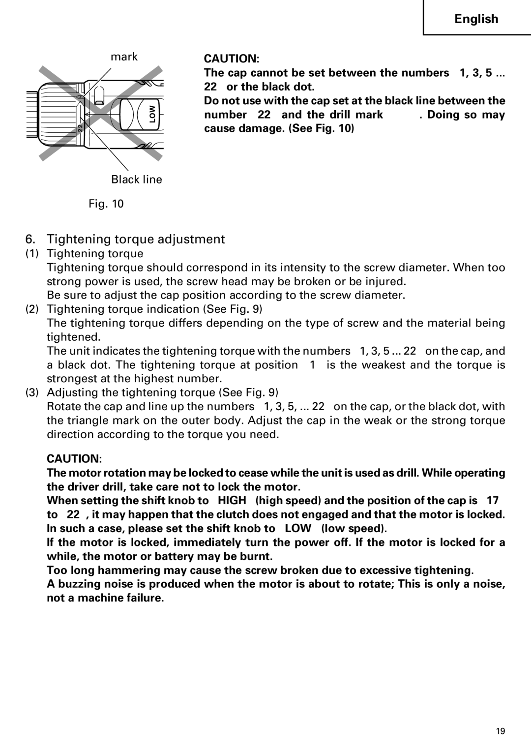 InFocus DS 14DVF instruction manual Tightening torque adjustment 