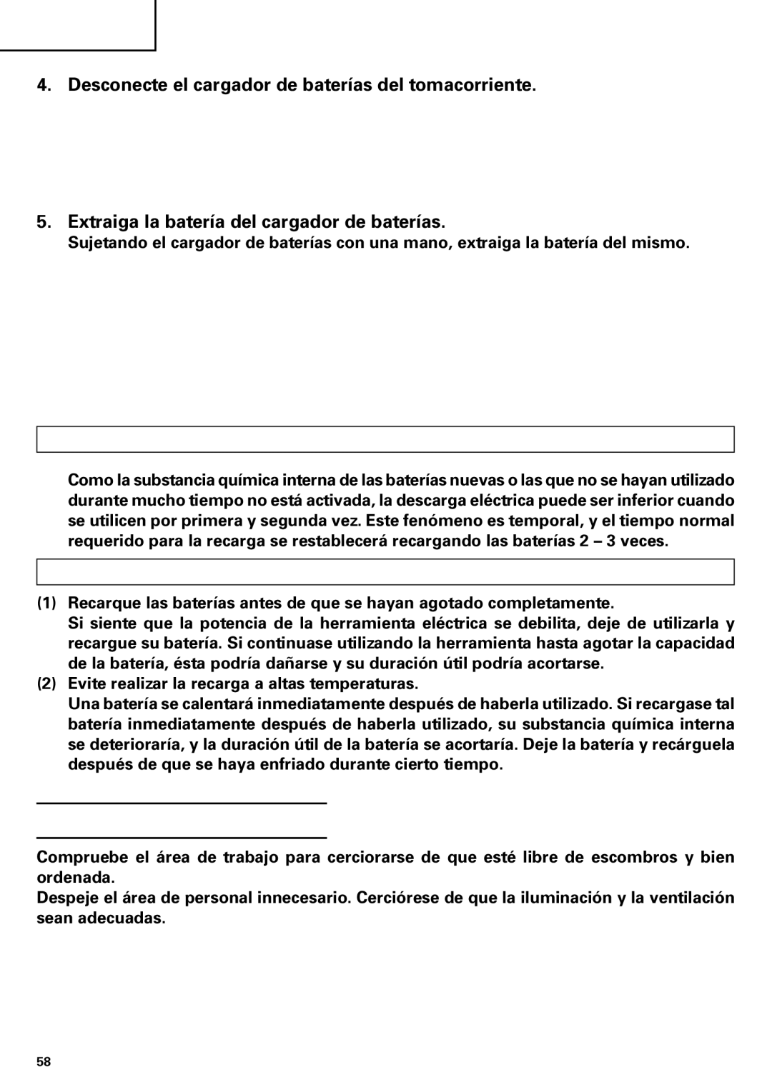 InFocus DS 14DVF Antes DE LA Utilización, Desconecte el cargador de baterías del tomacorriente, Precaución 