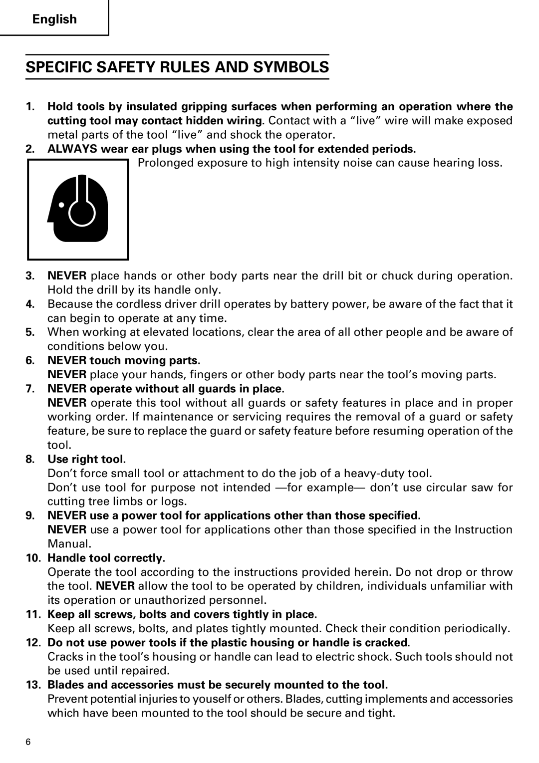 InFocus DS 14DVF instruction manual Specific Safety Rules and Symbols 