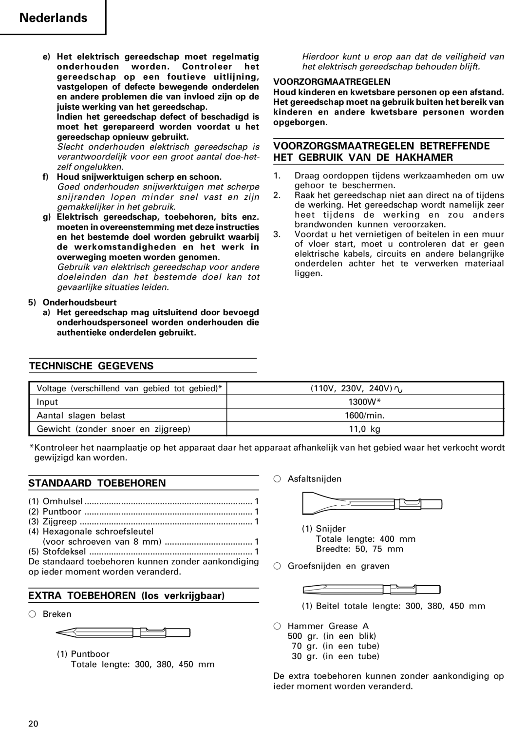 InFocus H 60KA manual Standaard Toebehoren, Extra Toebehoren los verkrijgbaar, Voorzorgmaatregelen, Onderhoudsbeurt 