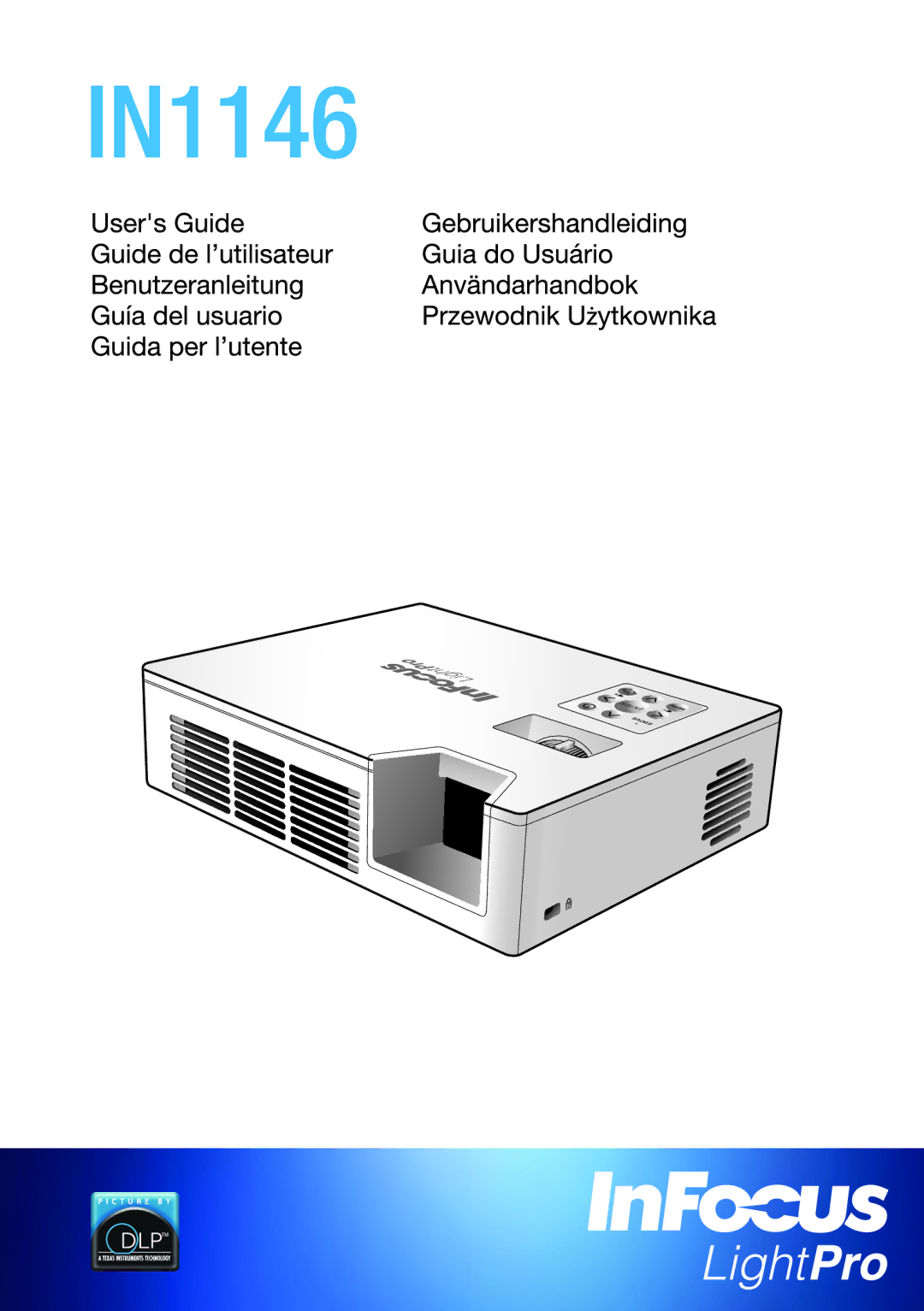 InFocus IN1146 manual 