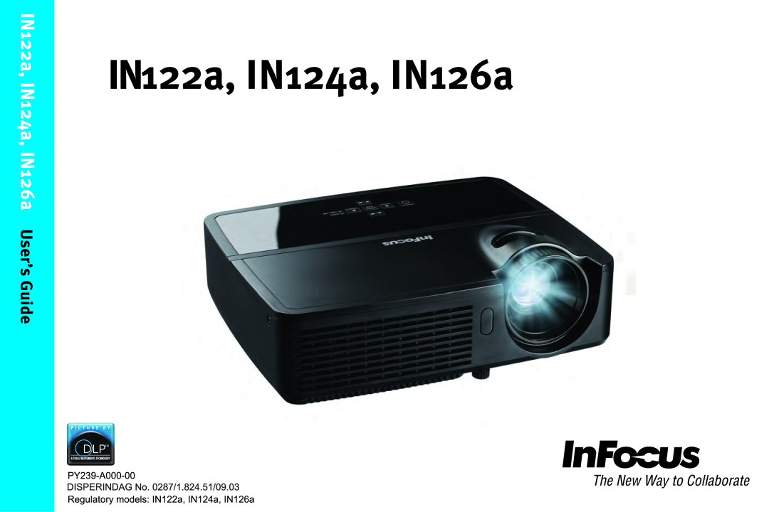 InFocus IN122a, IN124a, IN126a manual 