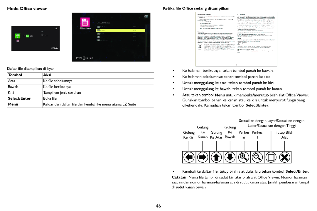 InFocus IN126STa, IN124STa manual Mode Office viewer 