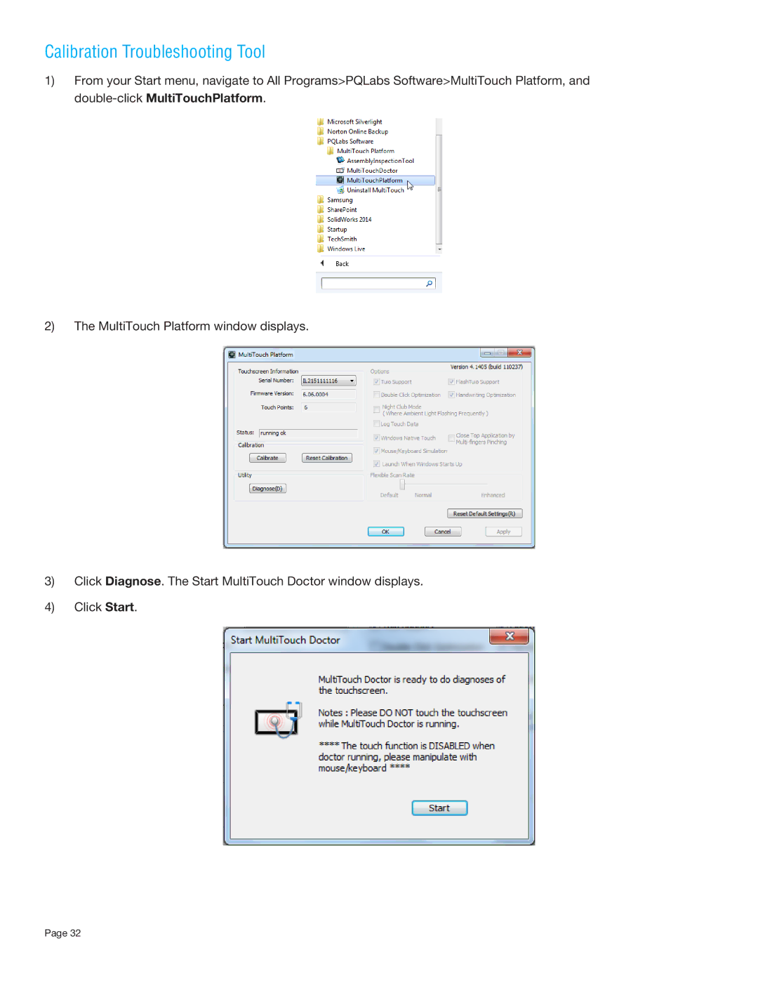 InFocus INF7001A manual Calibration Troubleshooting Tool 