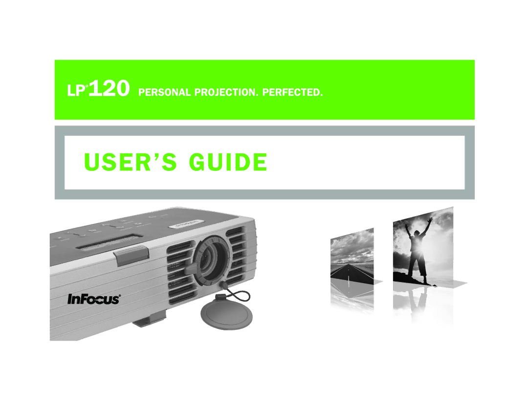 InFocus LP 120 manual USER’S Guide 