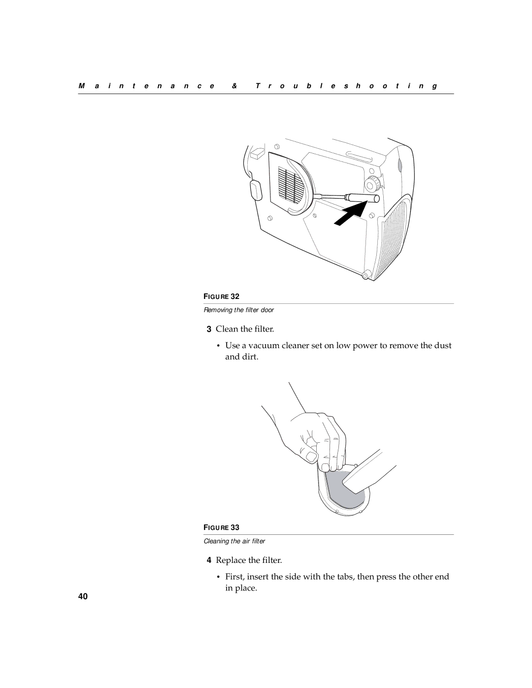 InFocus LP 730 warranty I n t e n a n c e Troubleshooting 