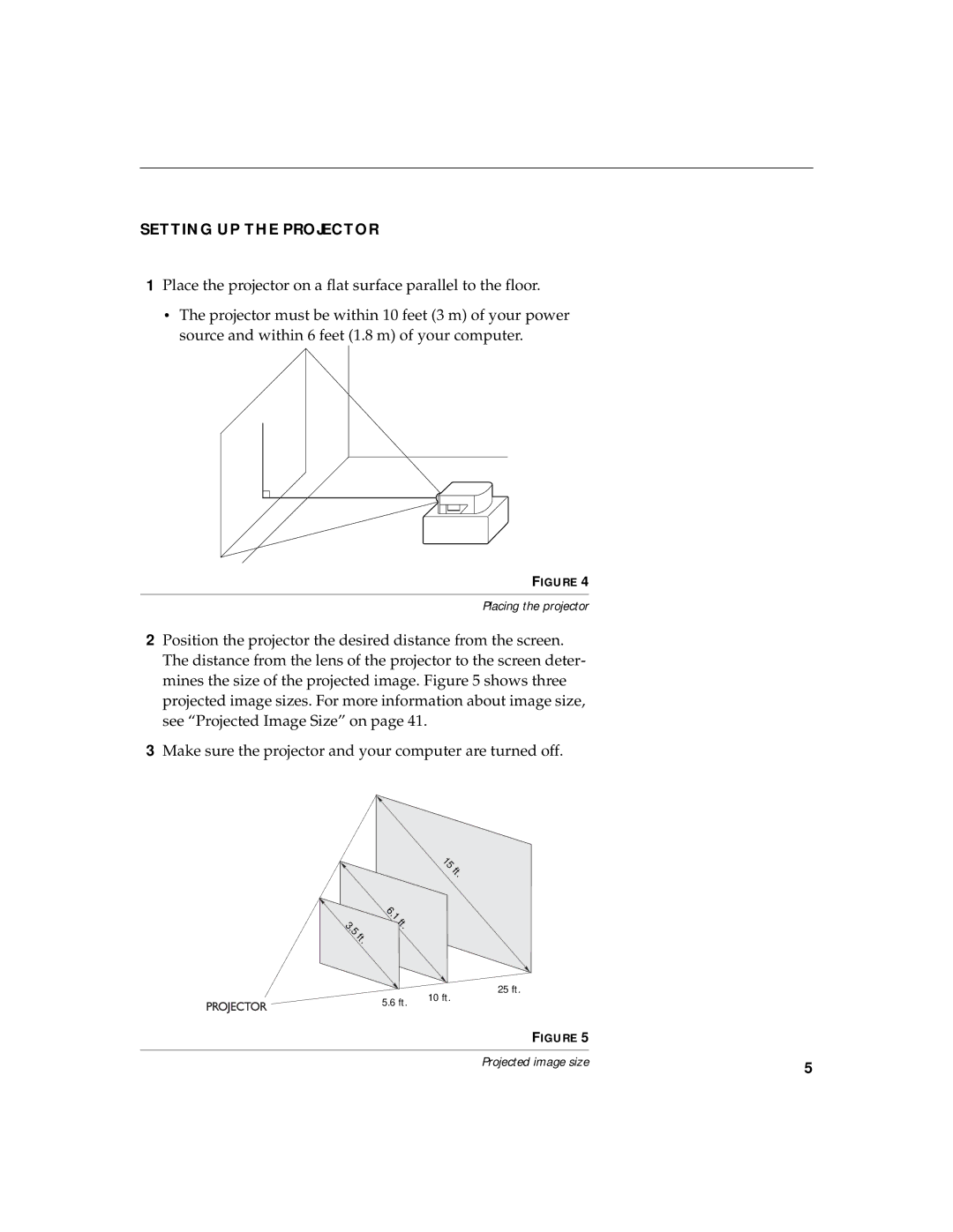 InFocus LP 740 warranty Setting UP the Projector 