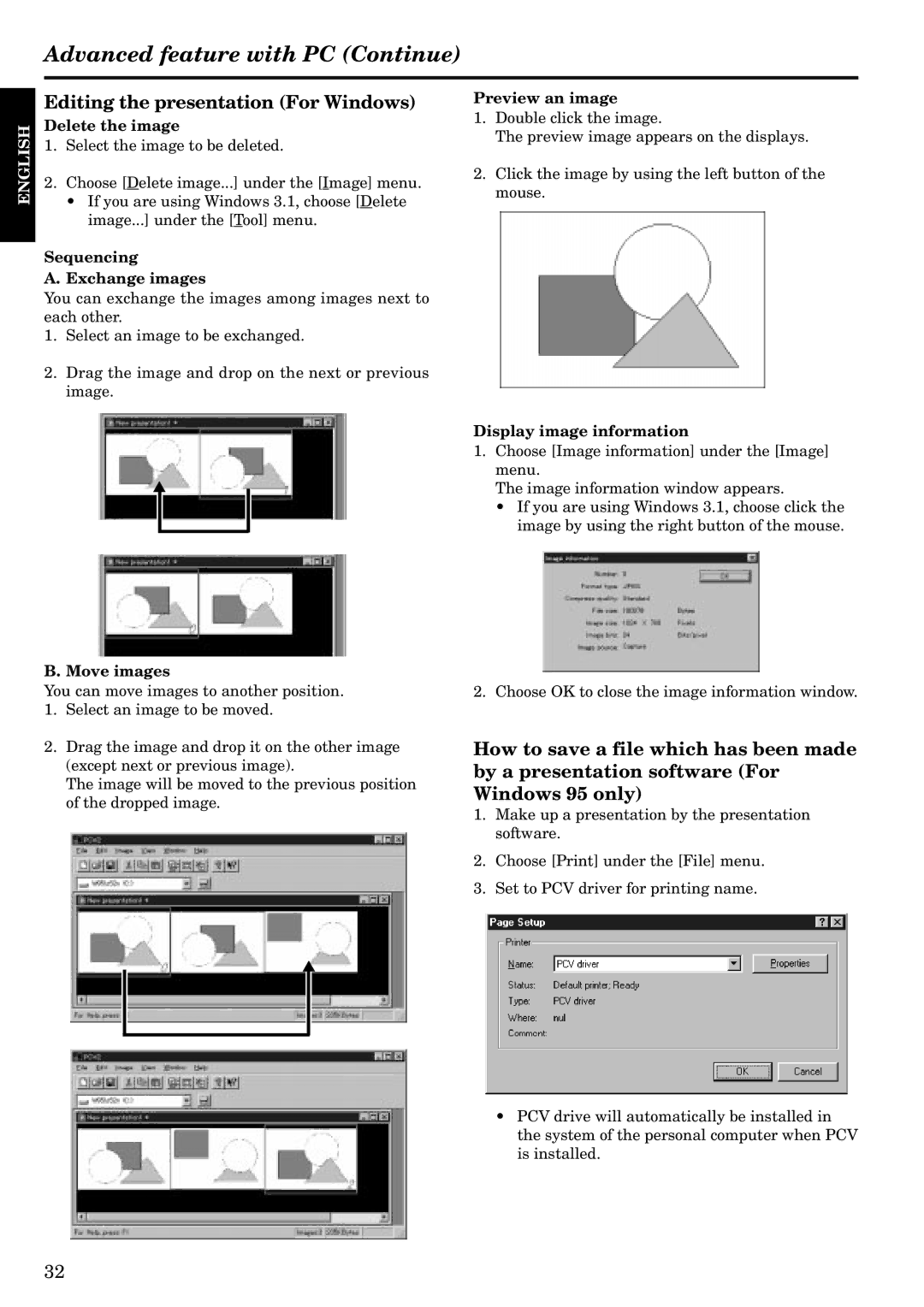 InFocus LP1200 appendix Editing the presentation For Windows 