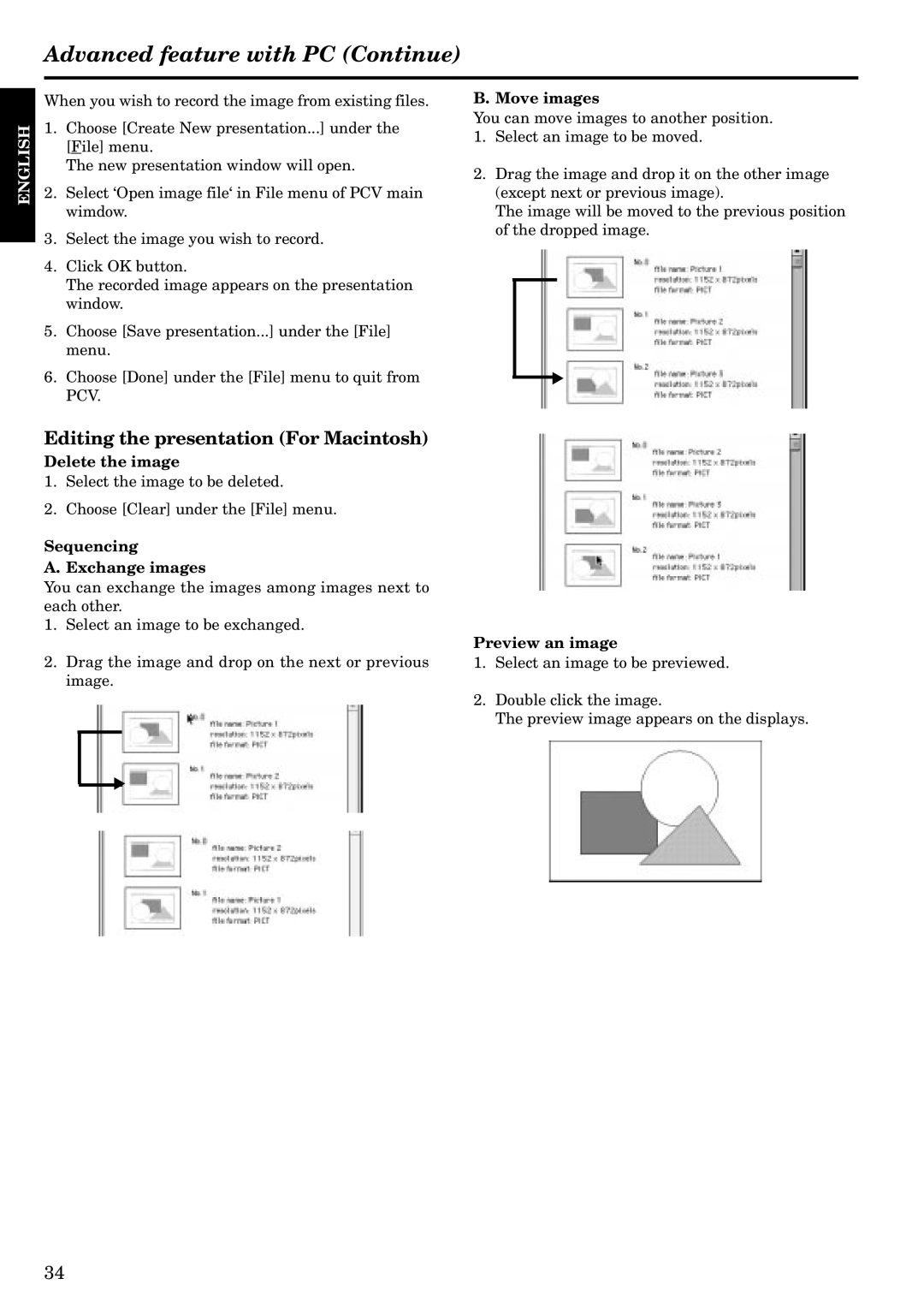 InFocus LP1200 appendix Editing the presentation For Macintosh 