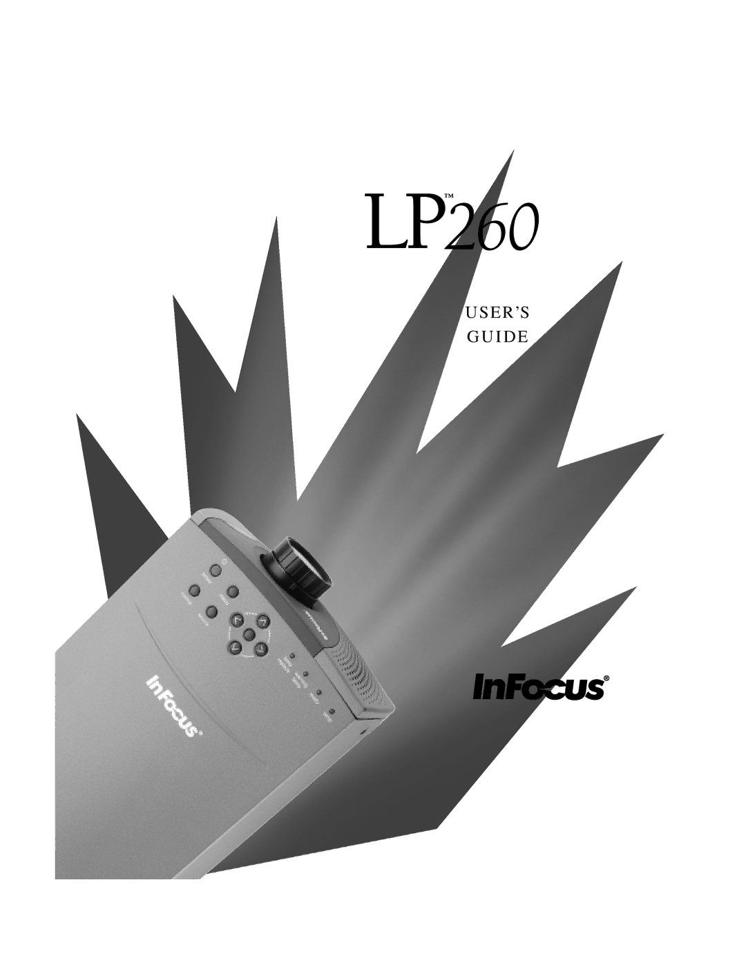 InFocus LP260 manual I D E 