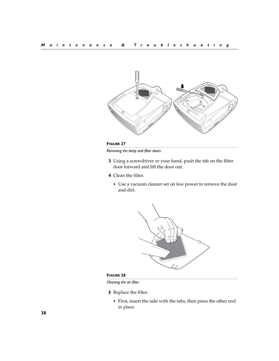 InFocus LP755 manual I n t e n a n c e Troubleshooting 