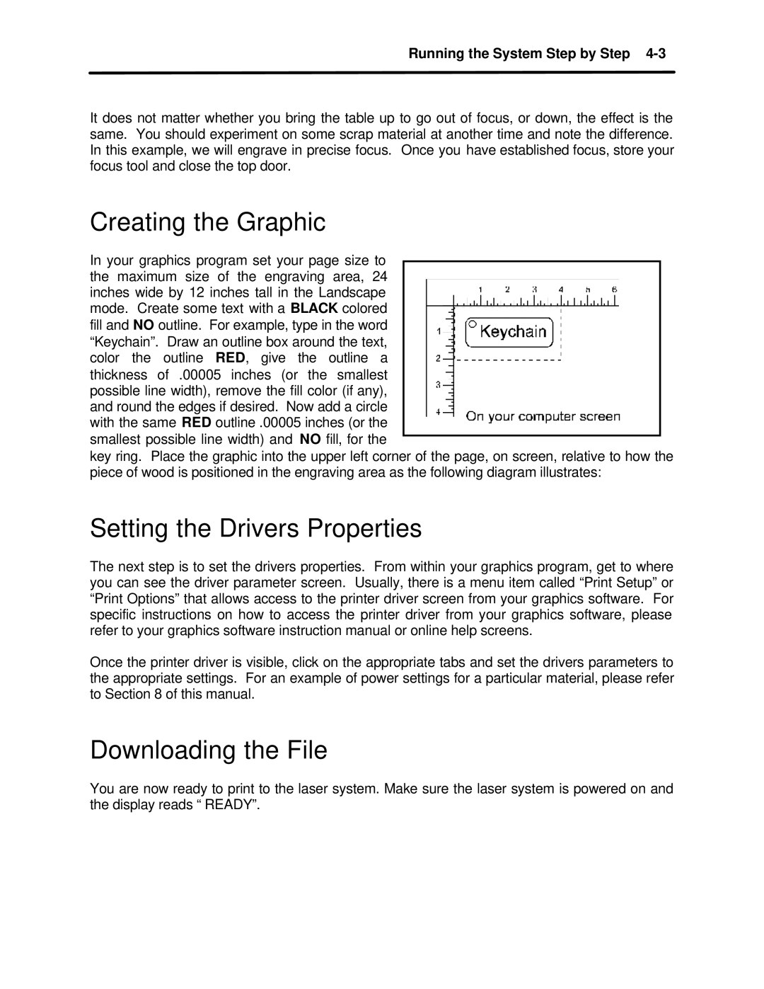 InFocus M-300 manual Creating the Graphic, Setting the Drivers Properties, Downloading the File 