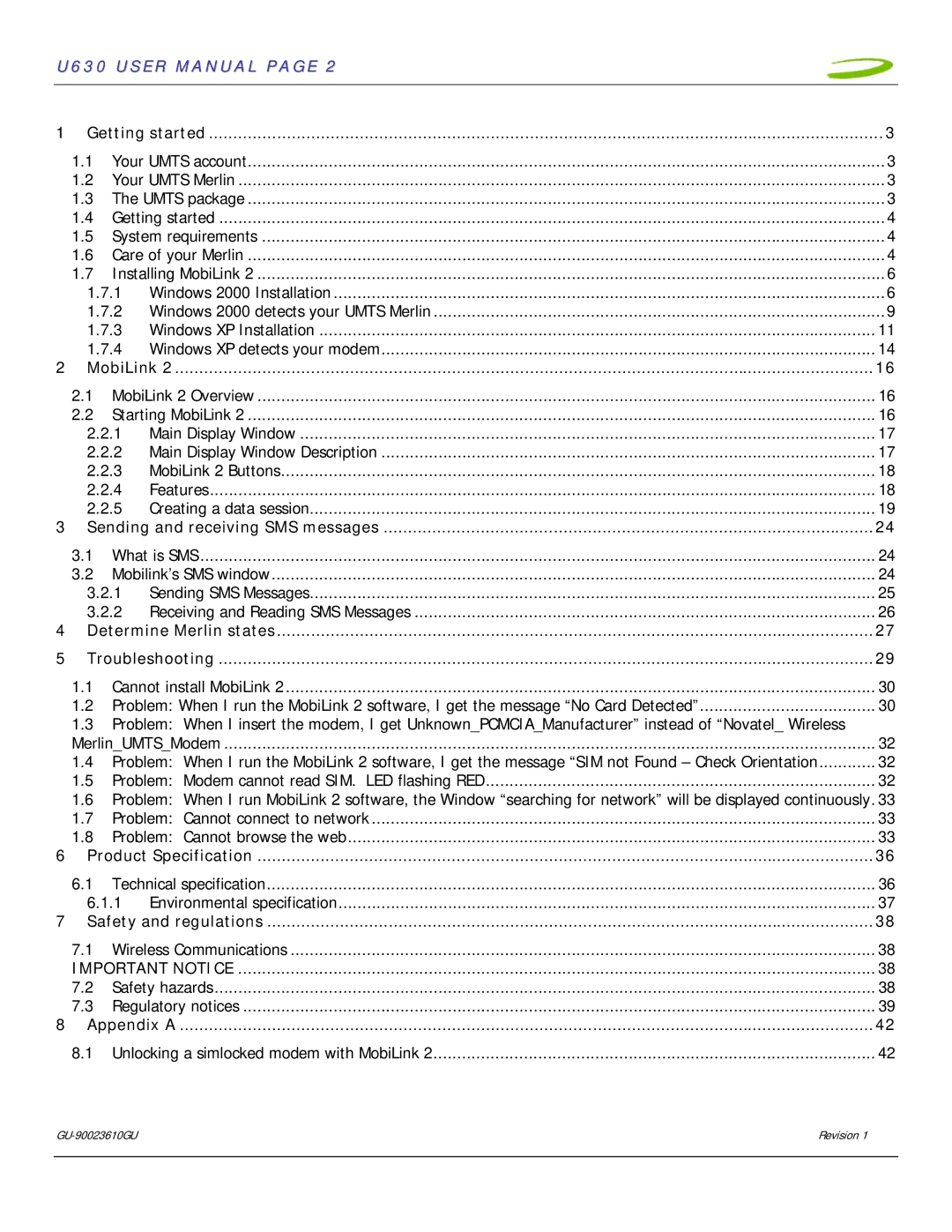 InFocus U630 user manual Getting started, Important Notice 