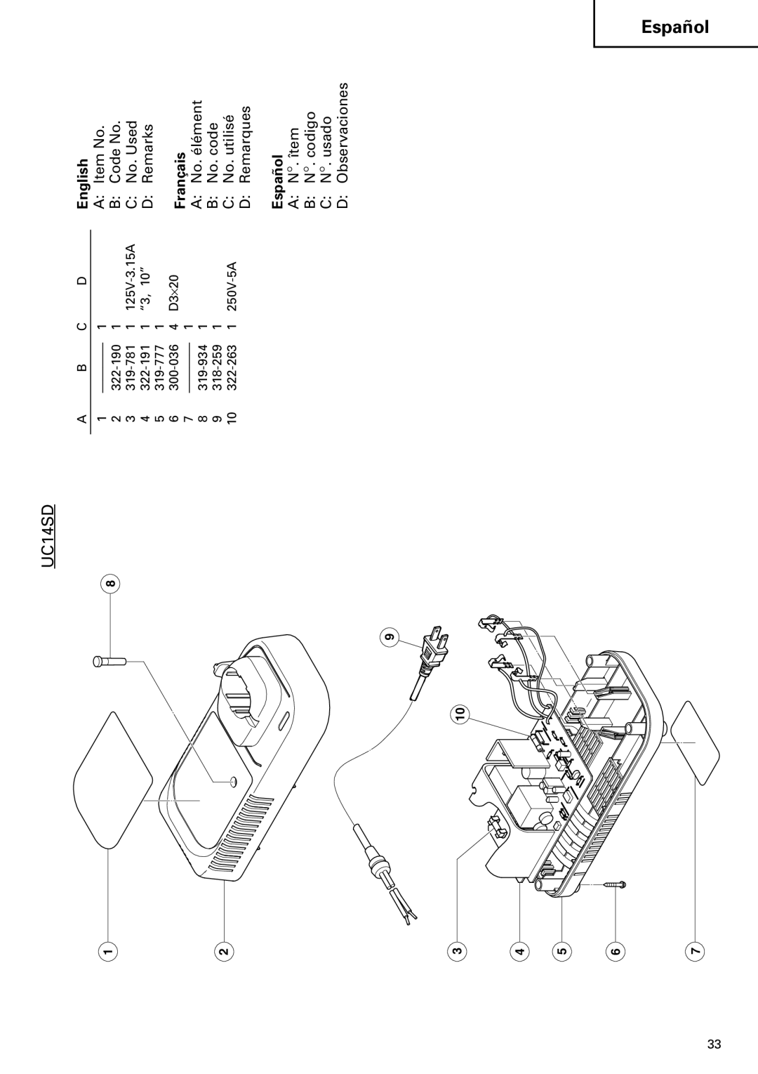 InFocus UC 14YFA instruction manual UC14SD 