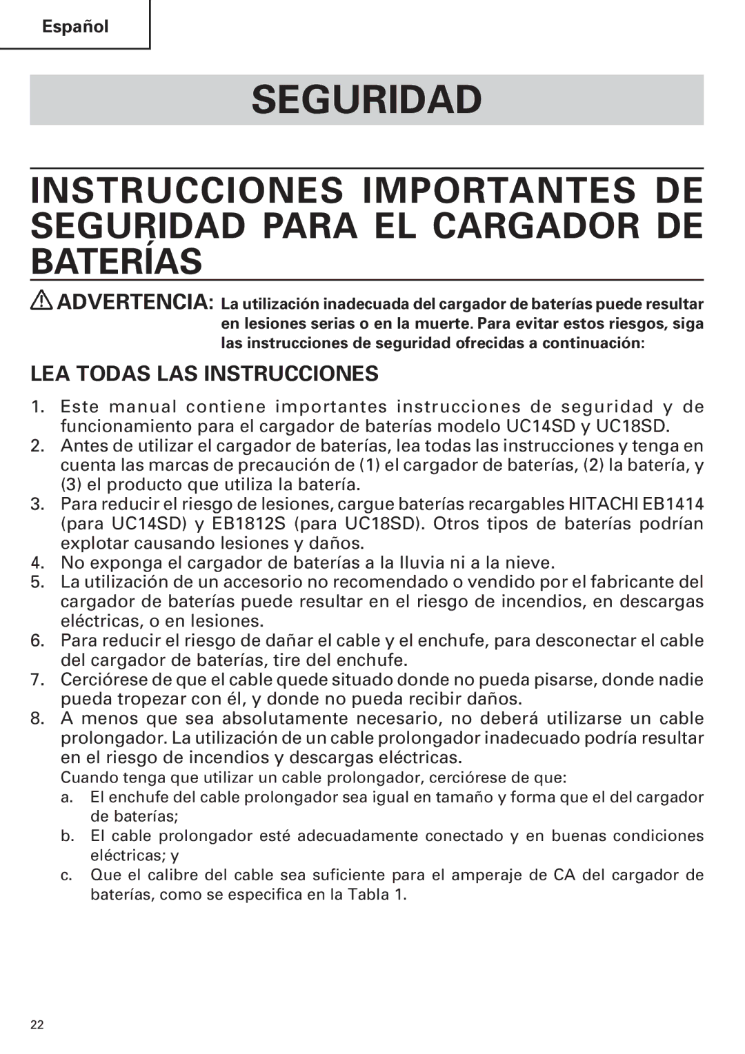 InFocus UC 18SD instruction manual Seguridad, LEA Todas LAS Instrucciones 