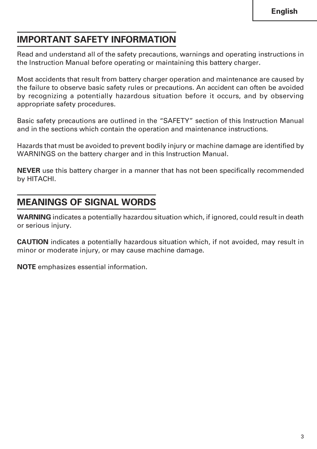 InFocus UC 18SD instruction manual Important Safety Information, Meanings of Signal Words, English 