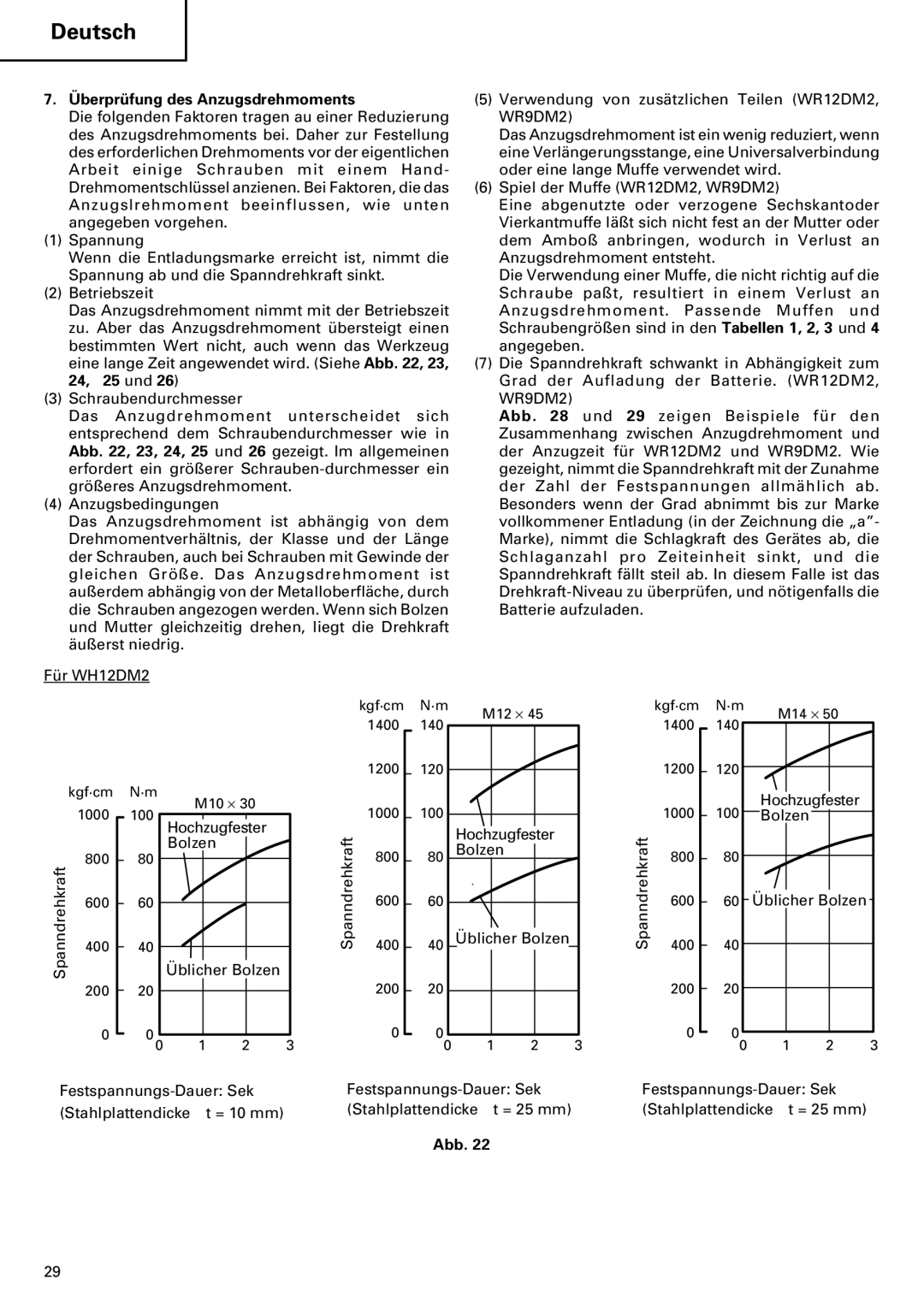 InFocus VR 9DM2 manual Überprüfung des Anzugsdrehmoments, Abb 