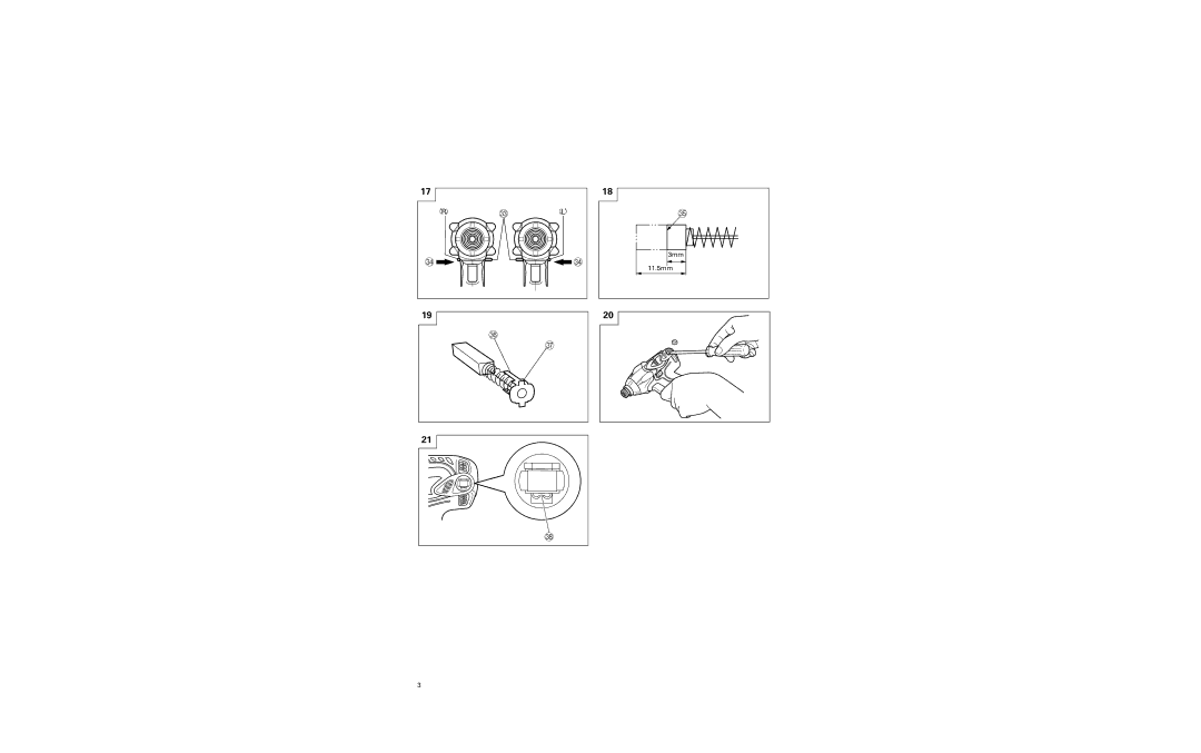 InFocus VR 9DM2 manual 3mm 