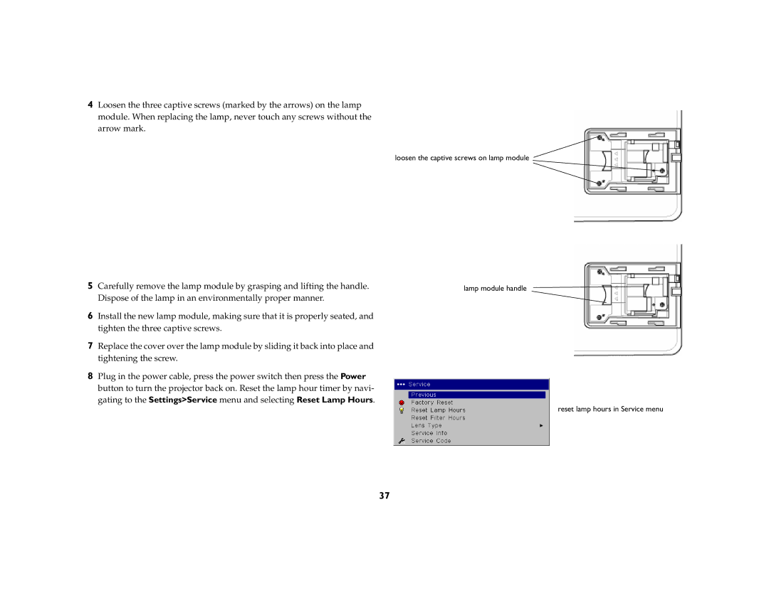 InFocus W50, W55 manual 