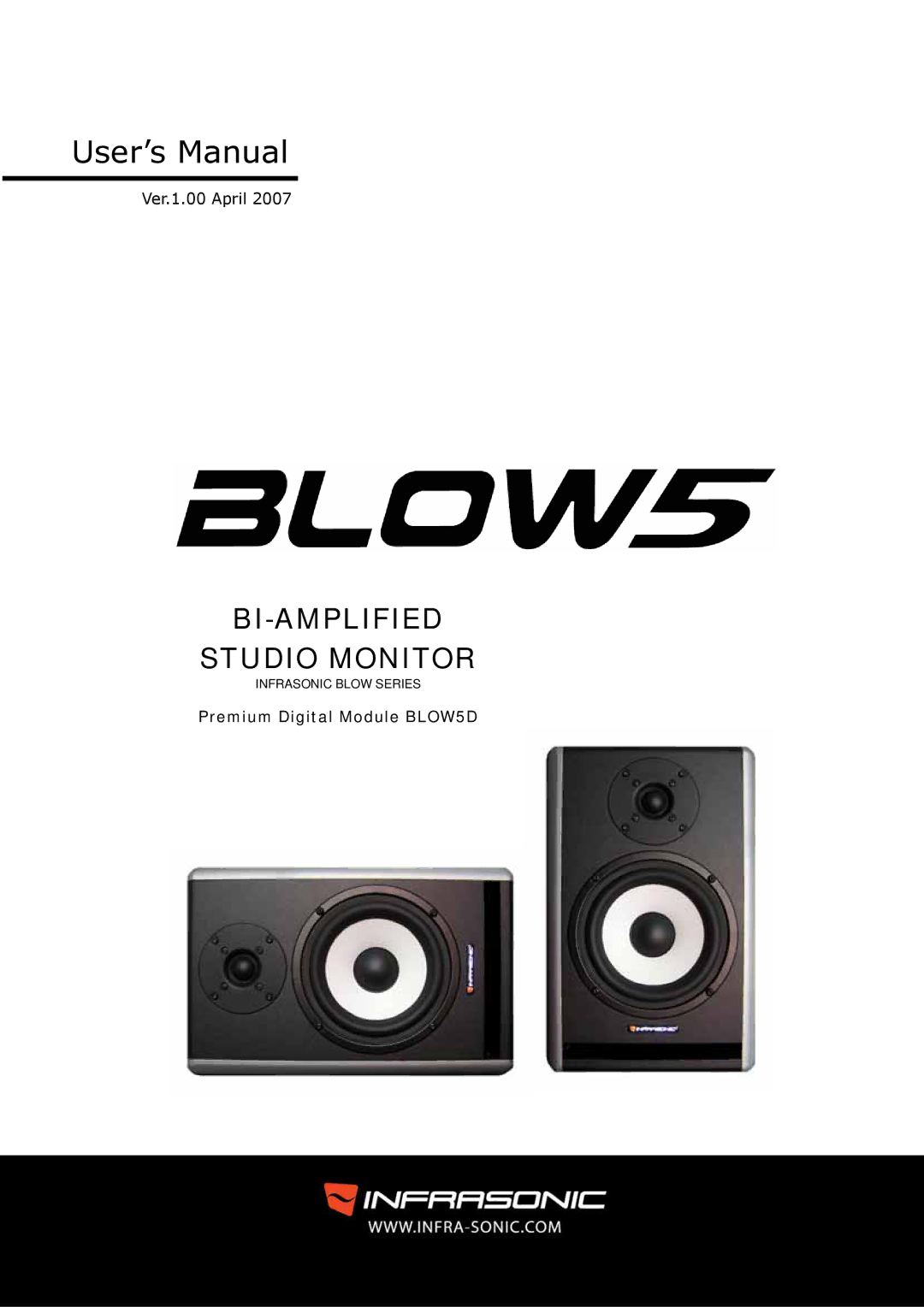 Infrasonic BLOW5D user manual User’s Manual 