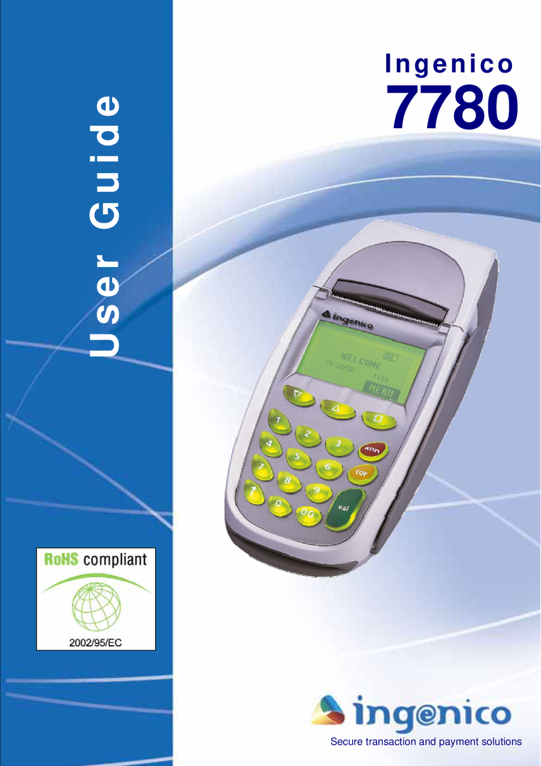 Ingenico 7780 manual 