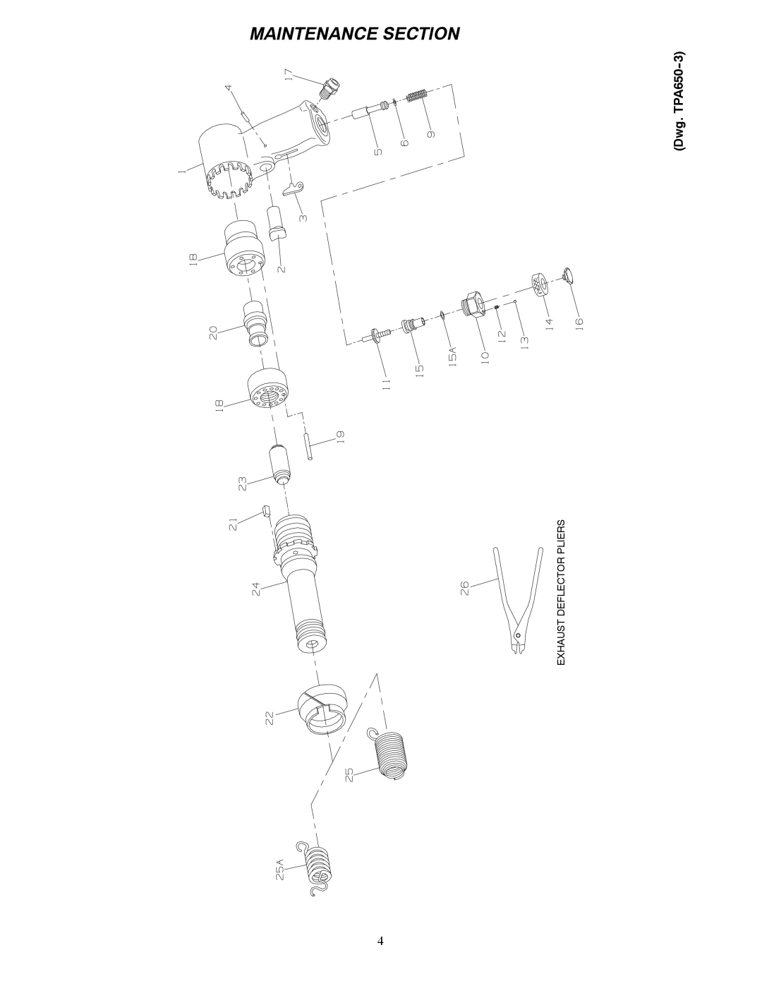 Ingersoll-Rand 132 manual Maintenance Section 