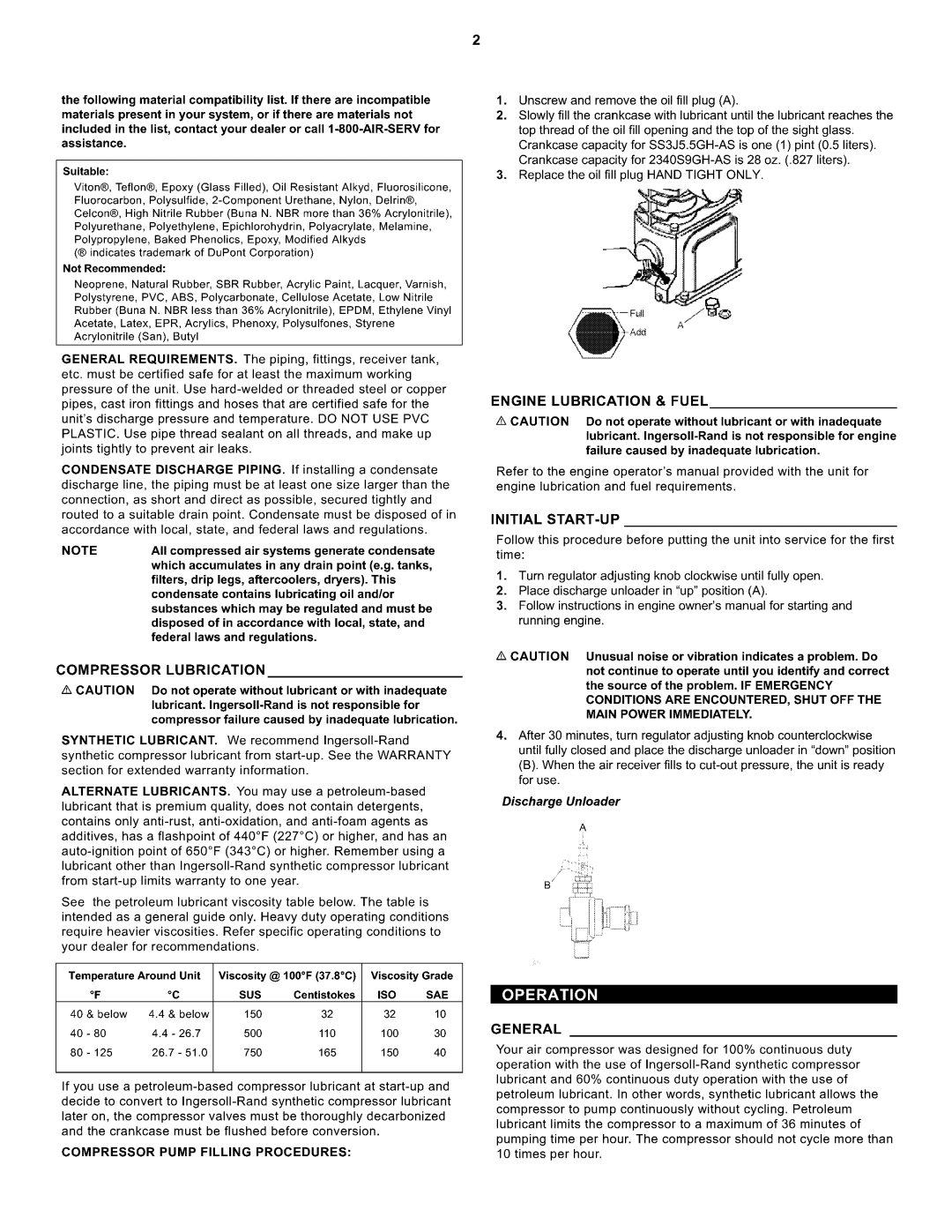 Ingersoll-Rand 2340S9GH-AS manual 