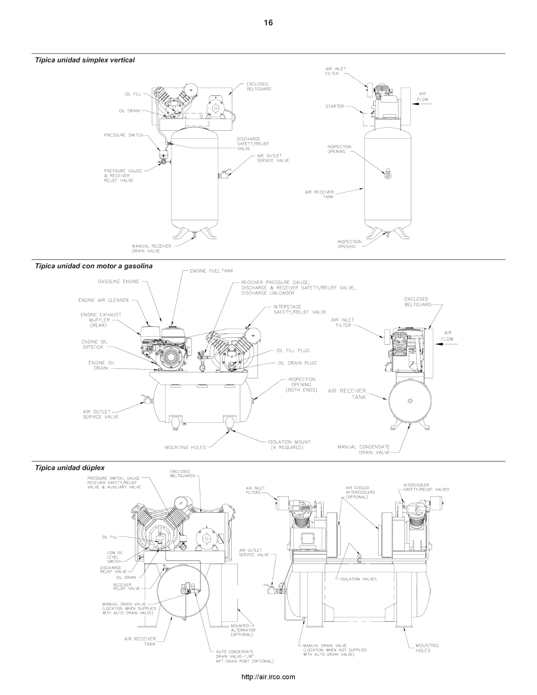 Ingersoll-Rand 15T, 3000, 7100, 2475, 2340, 2545 owner manual Http//air.irco.com 