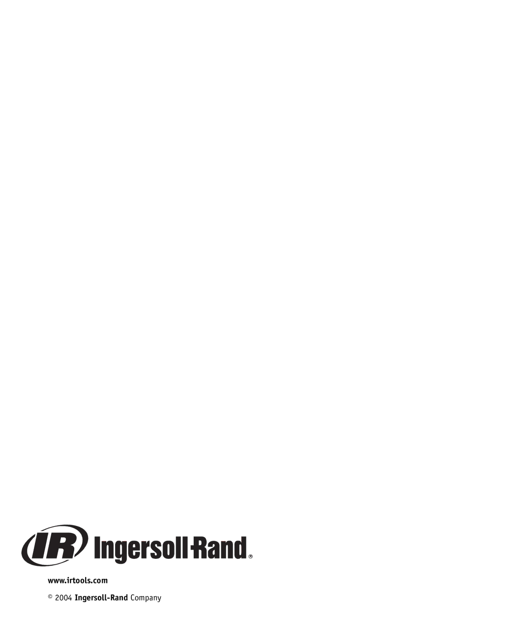 Ingersoll-Rand 4575759 user manual Ingersoll-Rand Company 