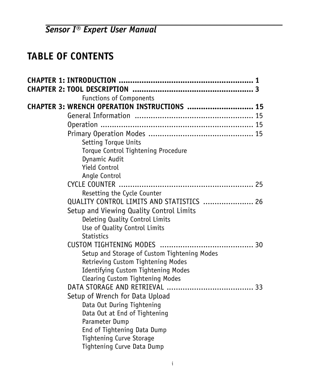 Ingersoll-Rand 4575759 user manual Table of Contents 