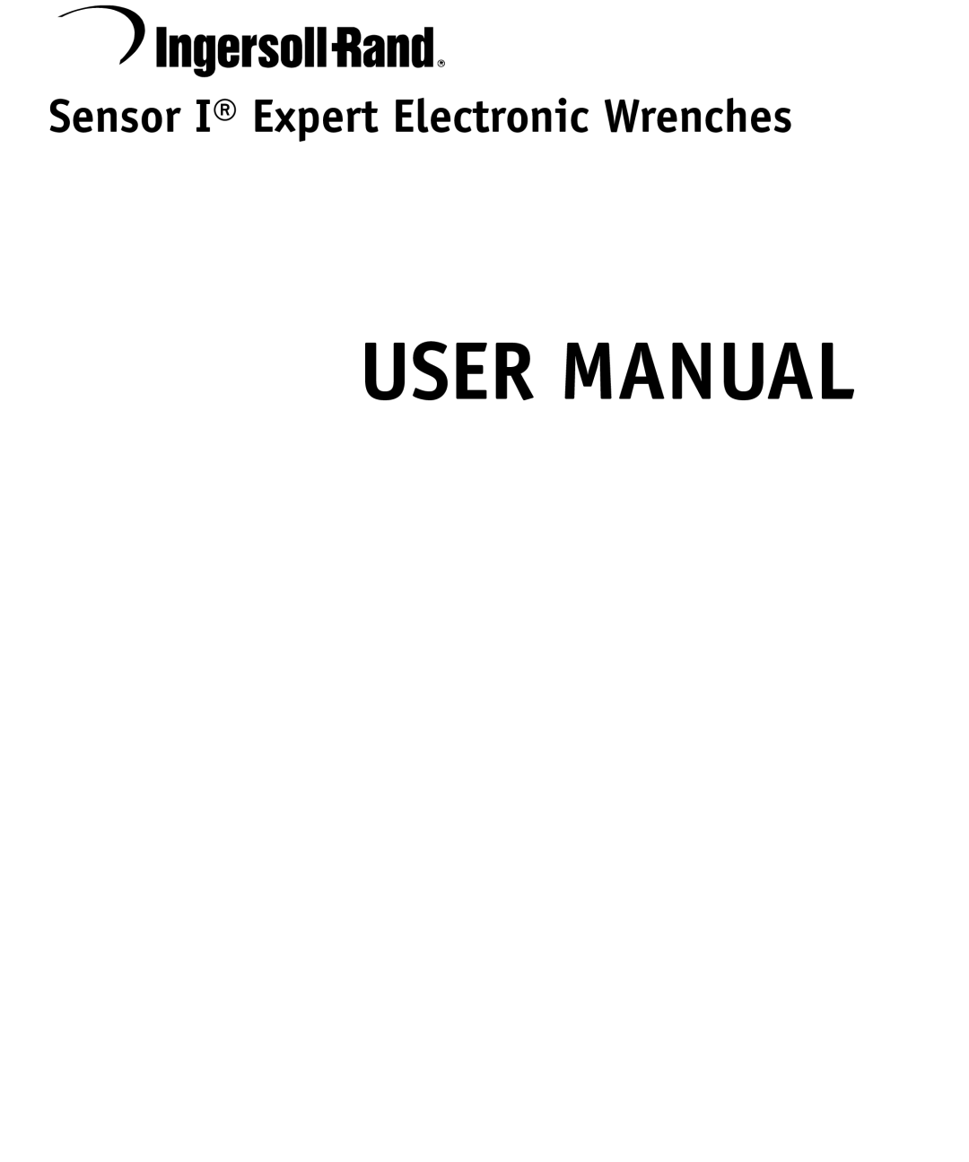 Ingersoll-Rand 4575759 user manual 