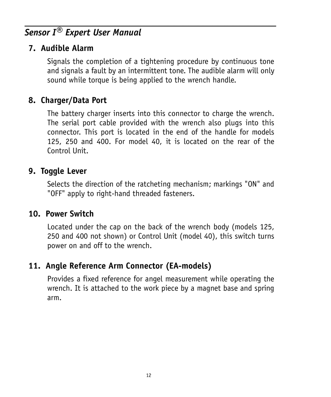 Ingersoll-Rand 4575759 user manual Audible Alarm 