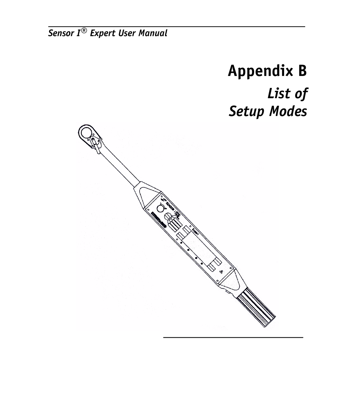 Ingersoll-Rand 4575759 user manual Appendix B, List Setup Modes 