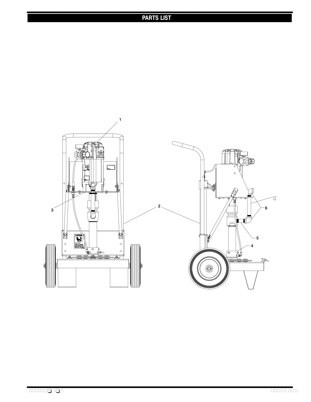 Ingersoll-Rand 650239-X-B, 650240-X-B general information manual Parts List 