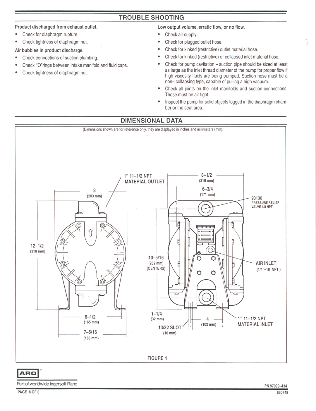 Ingersoll-Rand 650748 manual 