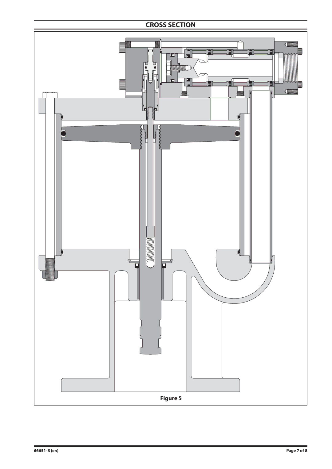 Ingersoll-Rand 66651-B manual Cross Section 