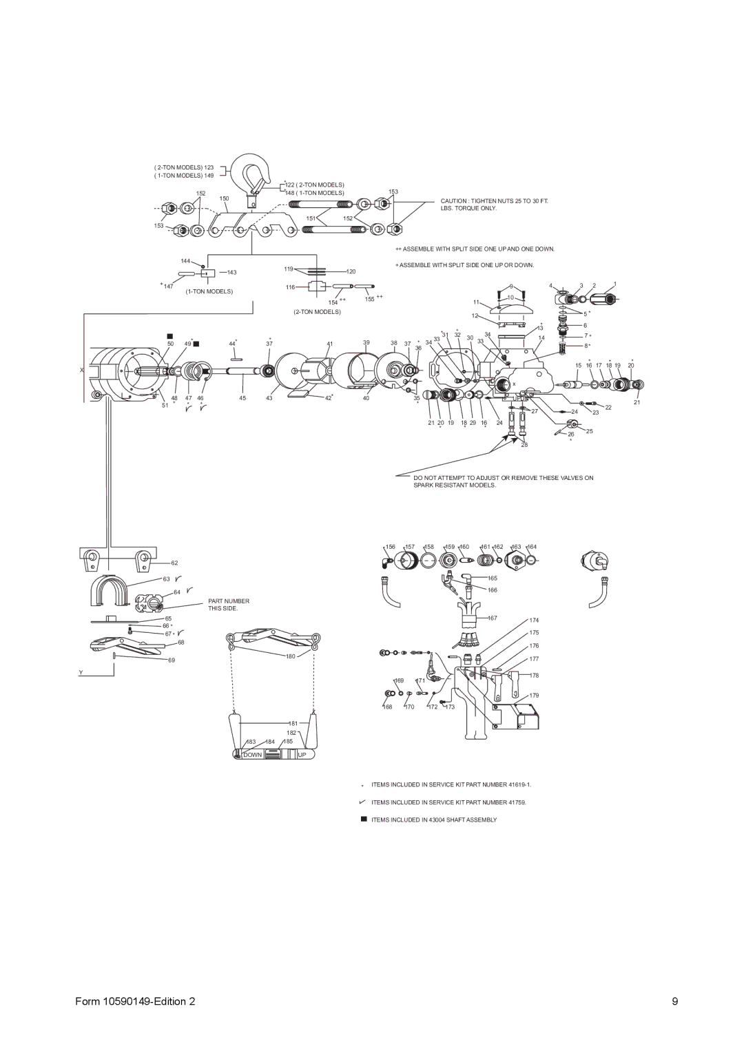 Ingersoll-Rand 7792-A, 7790-A manual LBS. Torque only 