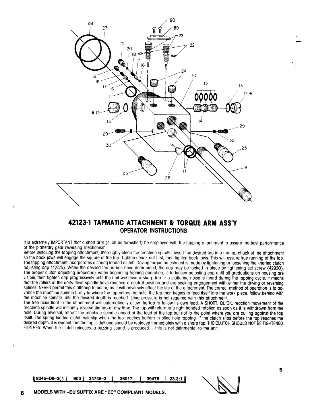 Ingersoll-Rand 8246-D specifications Motor 