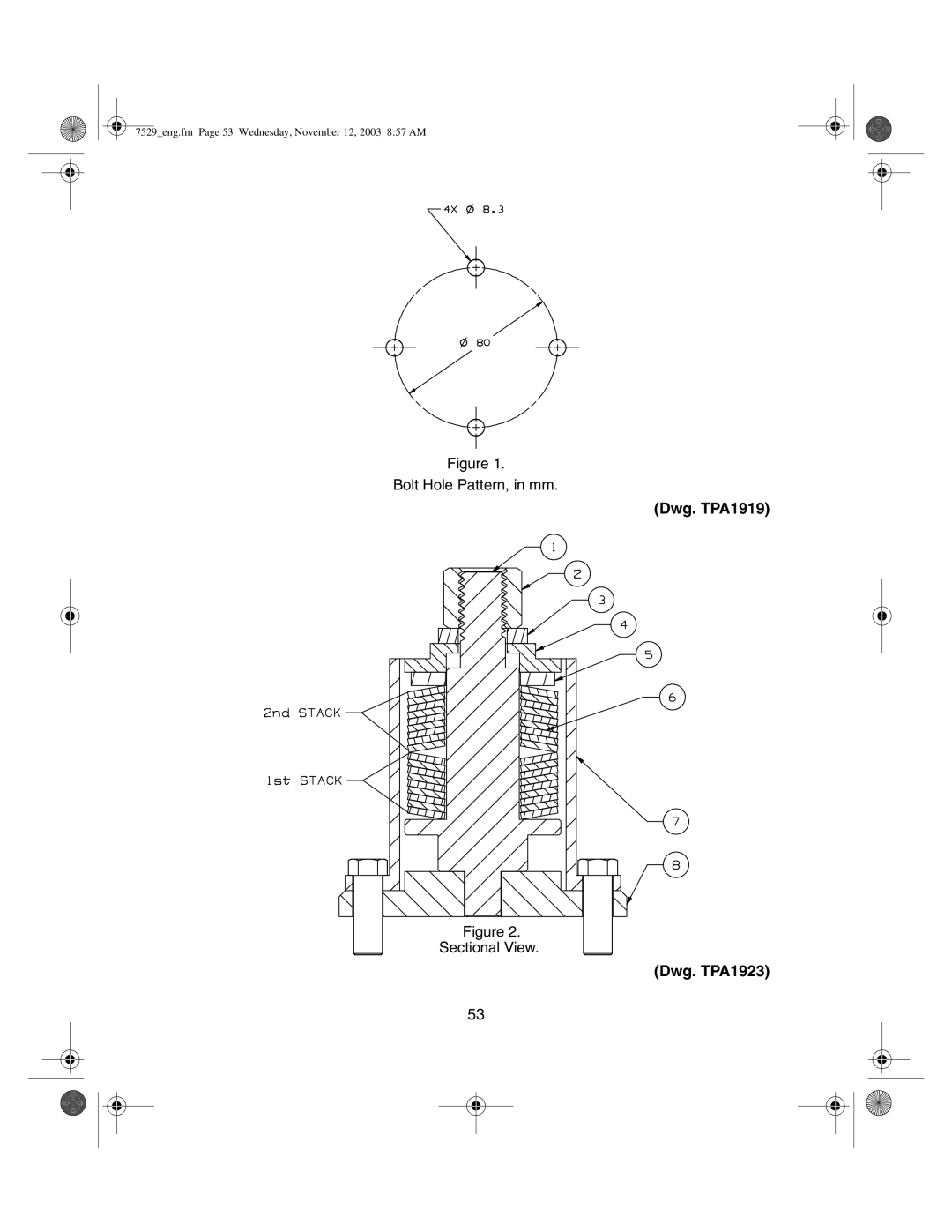 Ingersoll-Rand ETA5, ETA2 manual Dwg. TPA1919 