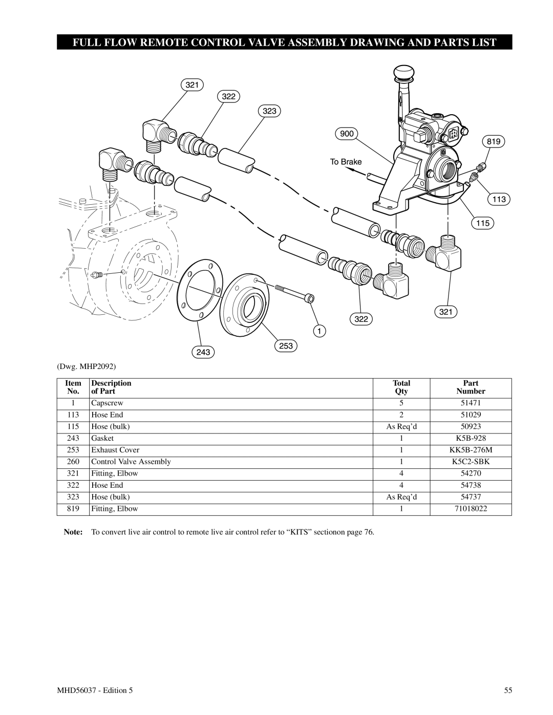 Ingersoll-Rand FA5T manual K5C2-SBK 