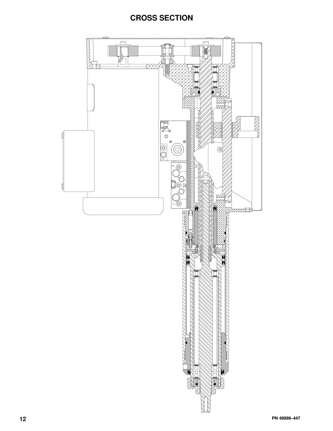 Ingersoll-Rand FE034A specifications Cross Section 