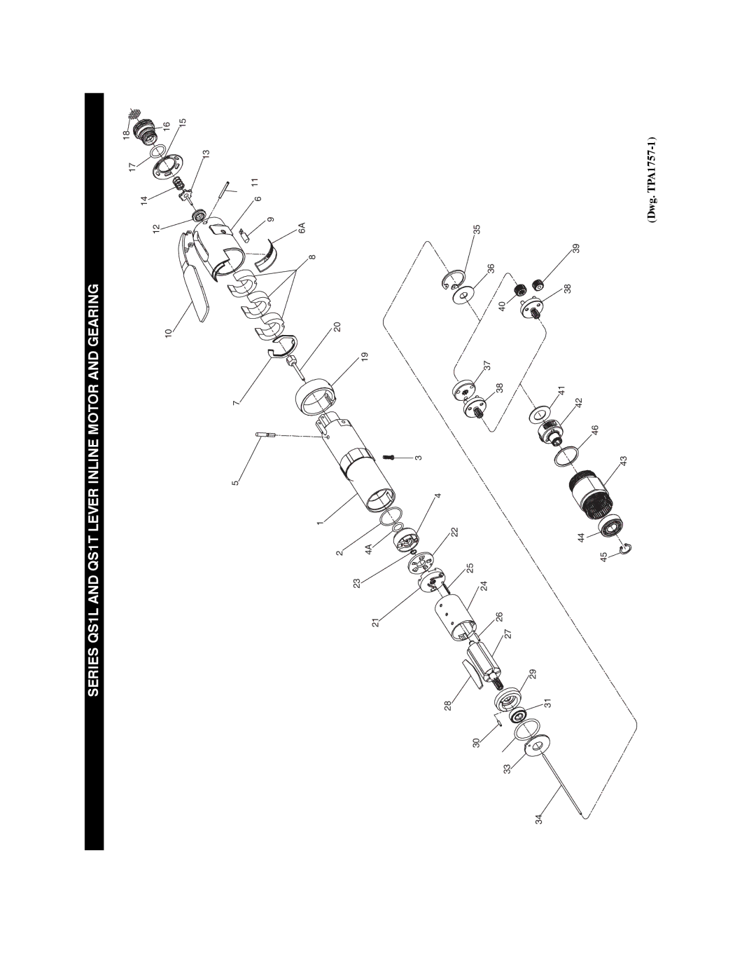 Ingersoll-Rand QS1L, QS1T manual Dwg. TPA1757-1 