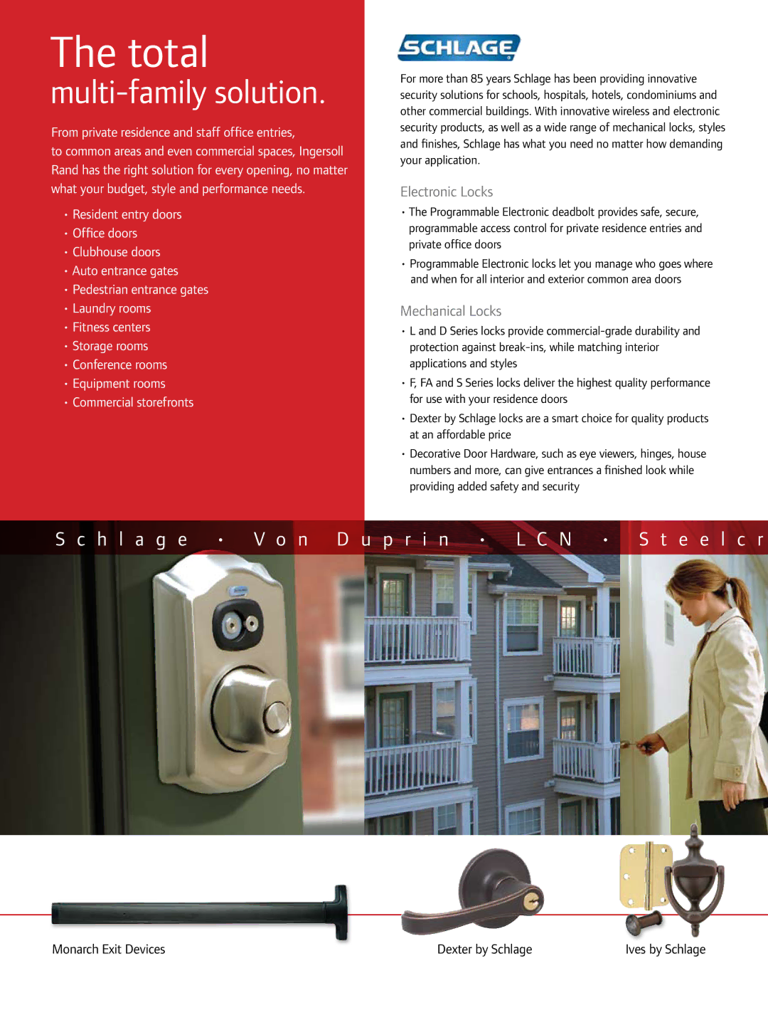 Ingersoll-Rand Residential Security manual Total 