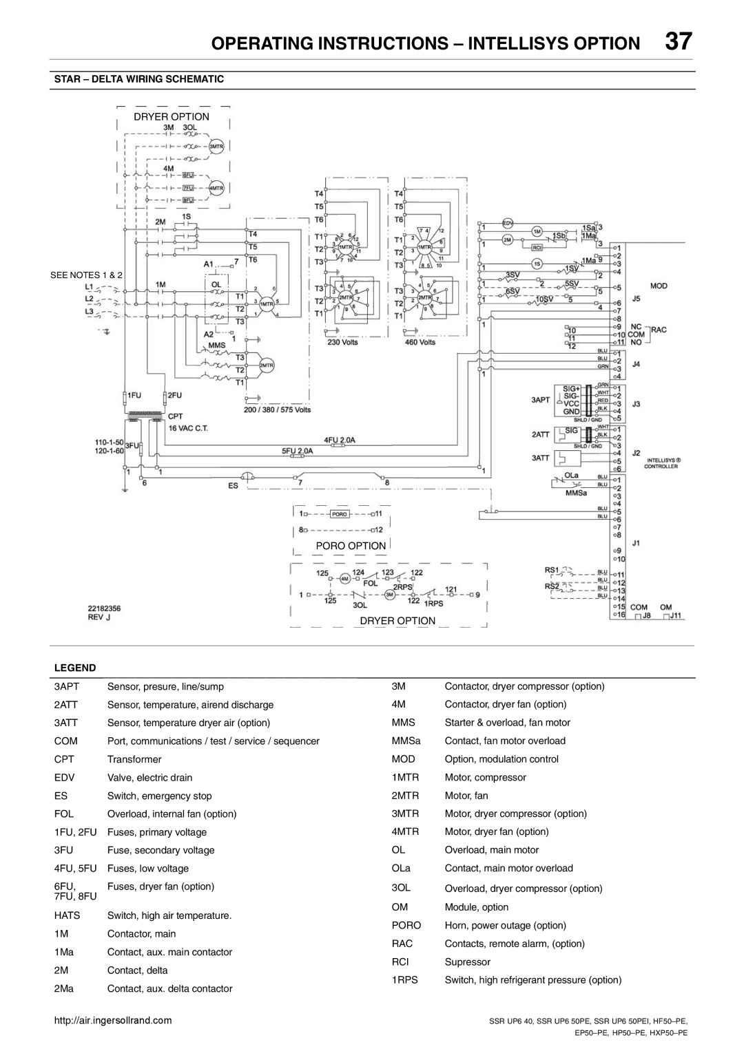 Ingersoll-Rand EP50-PE, SSR UP6 40 7FU, 8FU Module, option, 1Ma Contact, aux. main contactor, Supressor, Contact, delta 