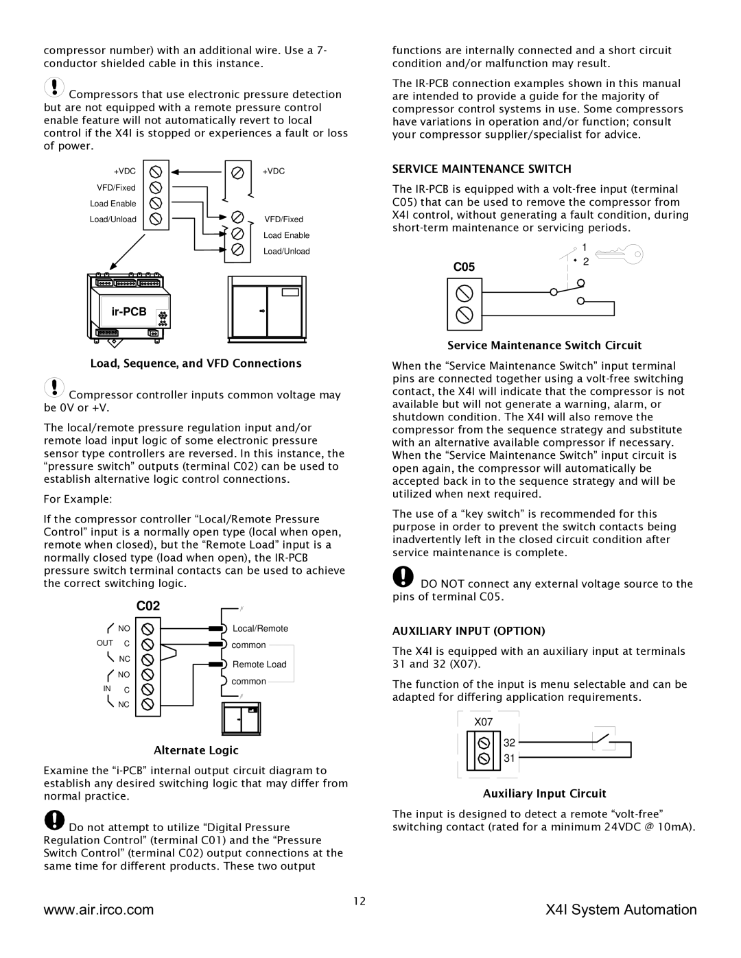 Ingersoll-Rand X41 technical manual C02 