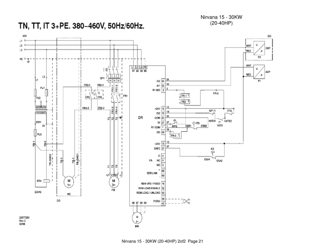 Ingersoll-Rand X41 technical manual Nirvana 15 30KW 20-40HP 2of2 