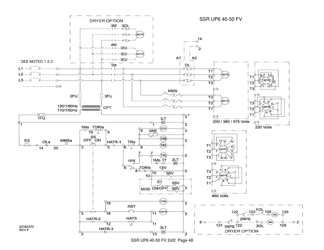 Ingersoll-Rand X41 technical manual SSR UP6 40-50 FV 2of2 