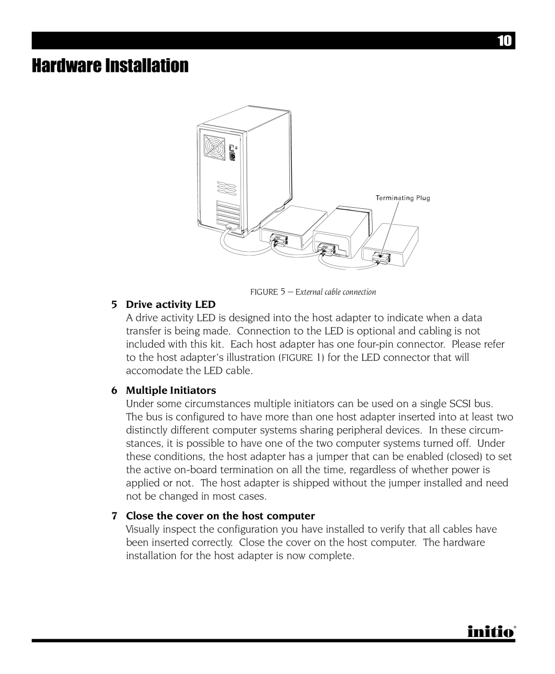 Initio INI-9090U manual External cable connection 